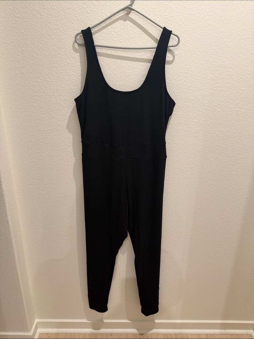 Women's Black Scoop-Neck Jumpsuit like new